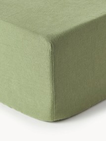 Elastická plachta na kontinentálnu posteľ z vypratého ľanu Airy