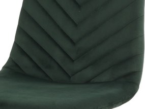 Jedálenská stolička Harry, tmavo zelená látka