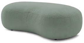 Svetlozelená podnožka z textílie bouclé Saint-Germain – Bobochic Paris