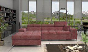 Moderná rohová sedačka Relina, zelená Monolith Roh: Orientace rohu Pravý roh