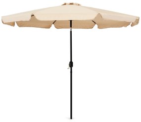 Záhradný slnečník Lavulo 300 cm béžový