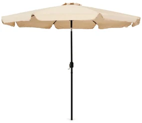 Záhradný slnečník Lavulo 300 cm béžový