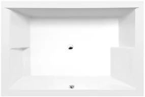 Polysan Polysan, DUPLA asymetrická vaňa 180x120x54cm, biela, 13611