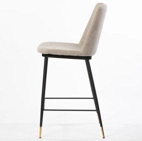 ROSSI BAR LIGHT BROWN ČALÚNENÁ BAROVÁ STOLIČKA brown