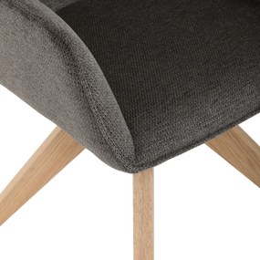 Jedálenská stolička DCH-C2148 GREY2 s vodoodolnýmpoťahom