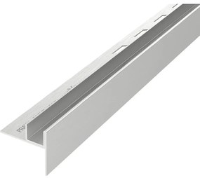 Mexen Line-B lišta na sklo 180 cm pravá, brúsená oceľ, 181004180R