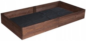 Impregnovaný drevený záhon na zeleninu s rozmermi 200 x 120 x 27 cm