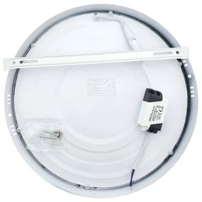 LED Stropné svietidlo LED/24W/230V 4200K pr. 28,5 cm biela