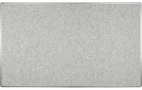 Textilná nástenka ekoTAB v hliníkovom ráme, 2000 x 1200 mm, sivá