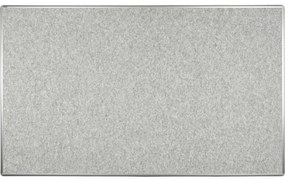 Textilná nástenka ekoTAB v hliníkovom ráme, 2000 x 1200 mm, sivá