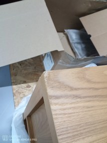 AKCIA Nočný stolík v dekore dub IRISUN II. akosť