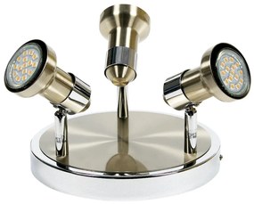 Candellux ARKON Stropné svietidlo 3X50W GU10 satin nickel + chrome without bulbs 98-60051