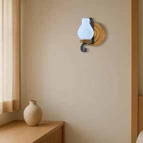 Nástenné svietidlo ROATA 1xE14/40W/230V buk