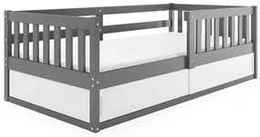 Posteľ SMART 160x80 - Grafitová s úložným priestorom