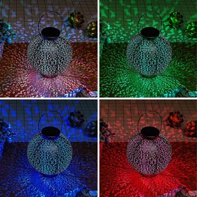 Lindby Dunjaris RGB solárna LED lucerna ornamenty