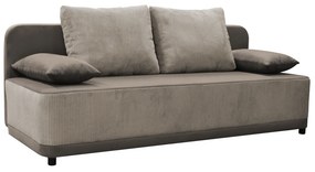 Rozkladacia pohovka, sivobéžová Taupe, SENTY