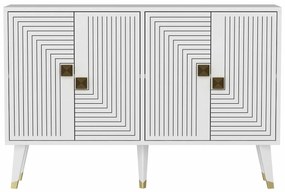 Skrinka Ahart White and Gold