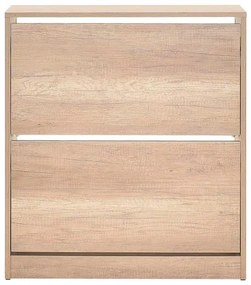 Skrinka na topánky 84x73 cm hnedá