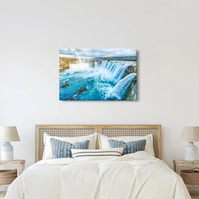 Obraz - Vodopád Godafoss (90x60 cm)