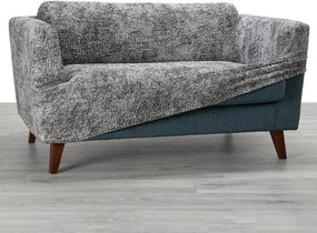 Bielastické poťahy MARMO šedé kreslo (š. 60 - 110 cm)