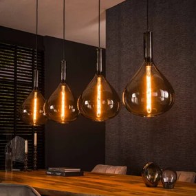 Luster 83-86 4L Drop Glass  - Komfort-nábytok