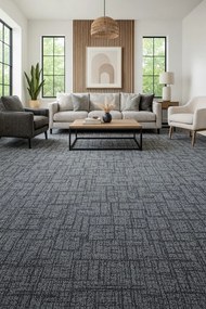 ITC, Metrážny koberec Dobro 95 svetlo šedý, na mieru, šíře 3m,4m, šedá, filc, obývacia izba