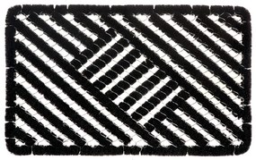 Rohožka z kokosového vlákna 45x75 cm Coco Black – Hanse Home