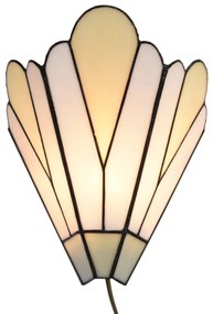 Vitráž nástenné svietidlo WHITE 29*20