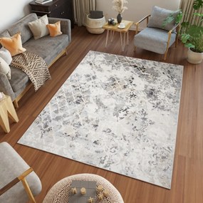 TA Koberec D632A BIELA D_VIZON VALLEY Rozmer: 300x400 cm