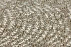 Obojstranný koberec BRUSSELS 205989/10610 béžový / krémový kruh