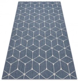 Koberec SIZAL FLAT 48721/591 Kocky 3D nebeský