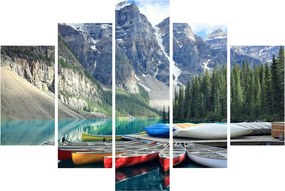 Obraz - Moraine Lake (150x105 cm)