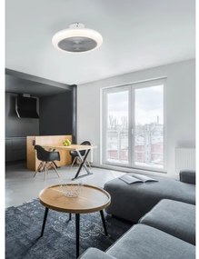 Eglo 35138 - LED Stmievateľný stropní ventilátor KOSTRENA LED/25,5W/230V šedá +DO