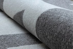 Kusový koberec SKETCH CRAIG sivý/biely - Cikcak