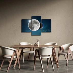 Obraz - Zem v zákryte Mesiaca (90x60 cm)