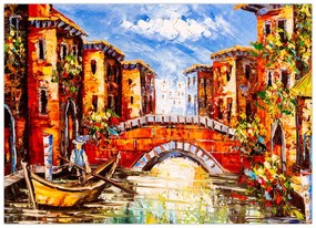 Obraz - Olejomaľba mesta III. (70x50 cm)