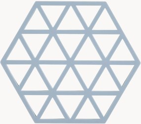 Silikónové podložky pod poháre Triangles, 6 ks