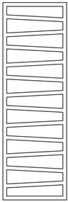 Terma Zigzag 1545x500 kombinovaný radiátor RAL9005 Pololesk Z8