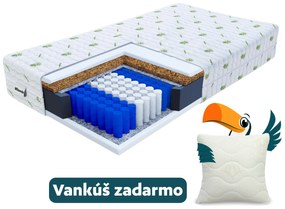 Wilsondo Taštičkový pružinový matrac Hunt 120x200 s kokosom