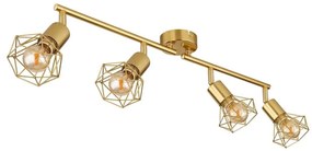 Globo 54802GB-4 - Bodové svietidlo XARA I 4xE14/40W/230V zlatá