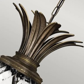 Hinkley HK-PLANT4-P-PZ - Luster na reťazi PLANTATION 4xE14/40W/230V bronzová