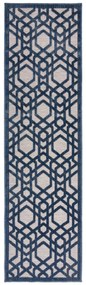 Flair Rugs koberce Behúň Piatto Oro Blue – na von aj na doma - 66x230 cm