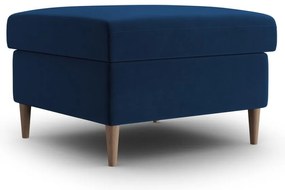 Modrá zamatová podnožka Kyoto – Cosmopolitan Design