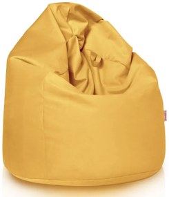 Plyšový sedací vak SAKO Horčicový