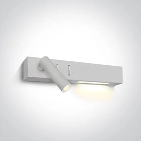 Moderné svietidlo ONE LIGHT nástenné svietidlo  65146/W/W