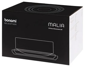 18-dielna súprava sivého kameninového riadu Bonami selection Malia