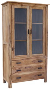 furniture-nabytek.cz - Vitrína masív z dreva palisander 100x45x180