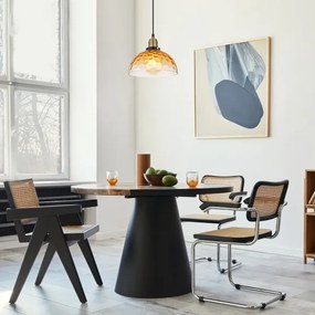 Globo 15786H1 - Luster na lanku SALVY 1xE27/60W/230V pr. 25 cm oranžová