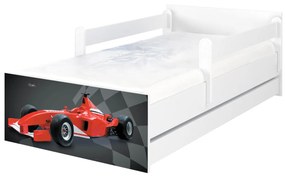 Raj posteli Detská posteľ " Formula " MAX  XXL biela