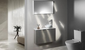 Sapho Sapho, LATUS X umývadlová skrinka 78,8x50x22cm, dub cuneo, LT110-SET09